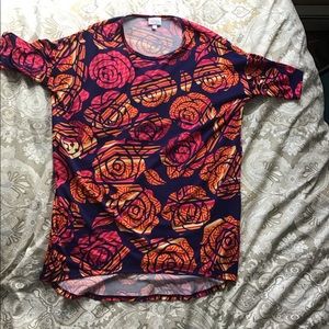 Rose print Lularoe Irma